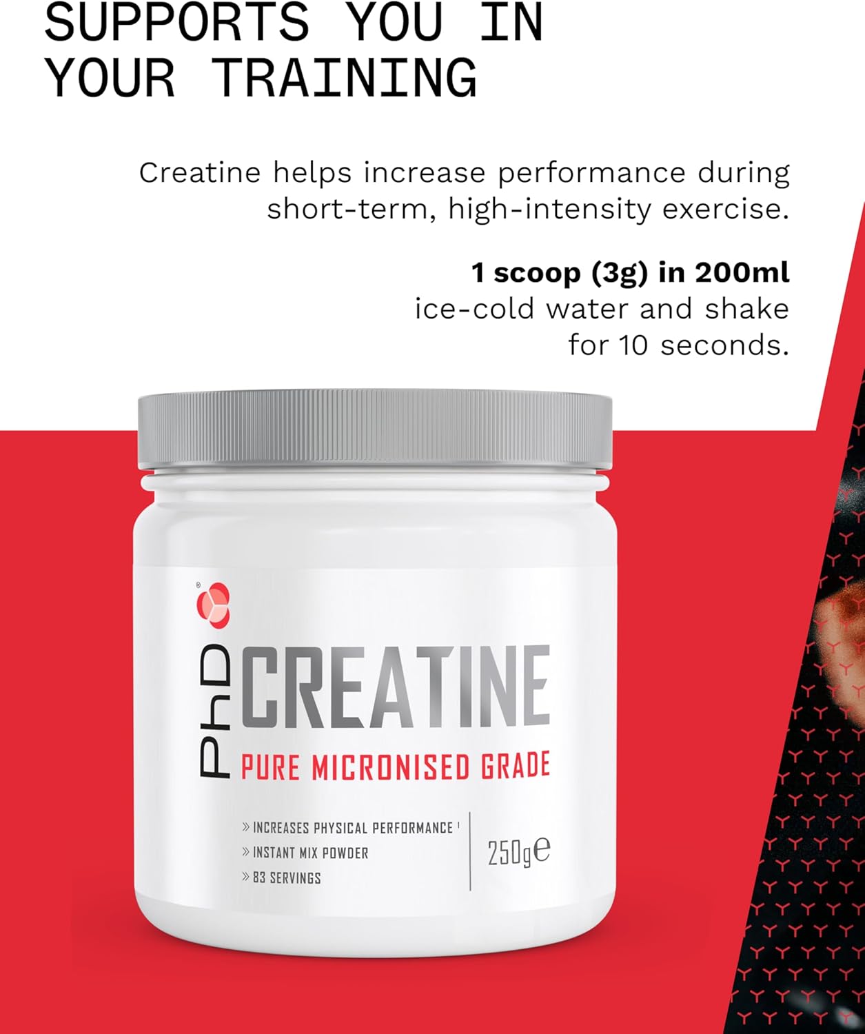 PhD Nutrition Micronised Creatine