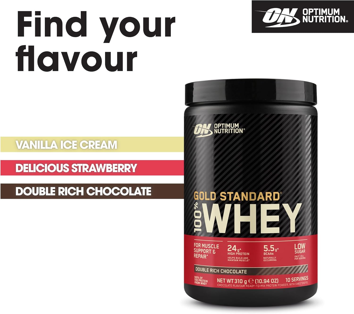 Optimum Nutrition Gold Standard 100% Whey - Whey Protein Powder