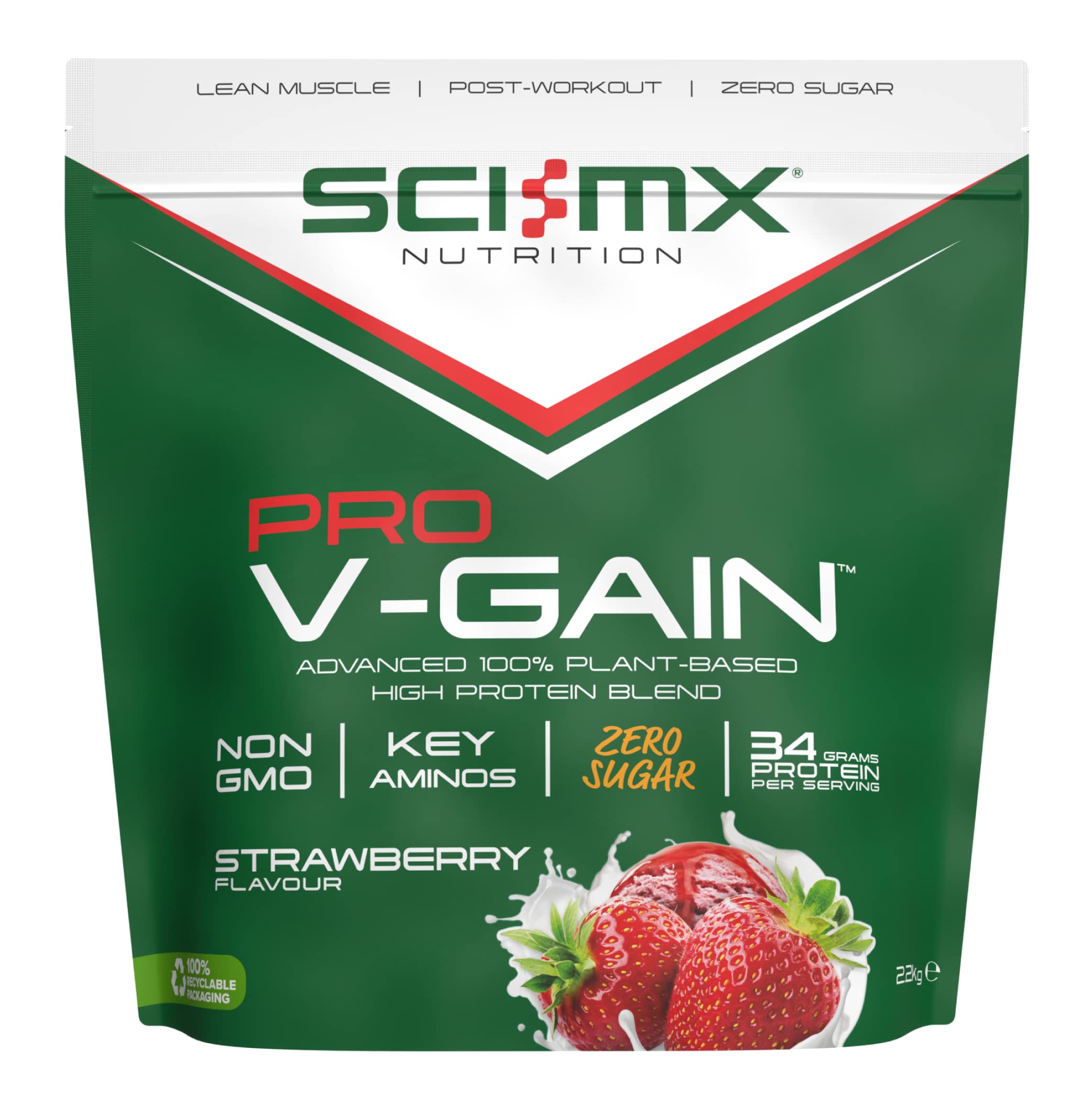 Sci-MX V-Gain - Vegan Weight Gainer Powder