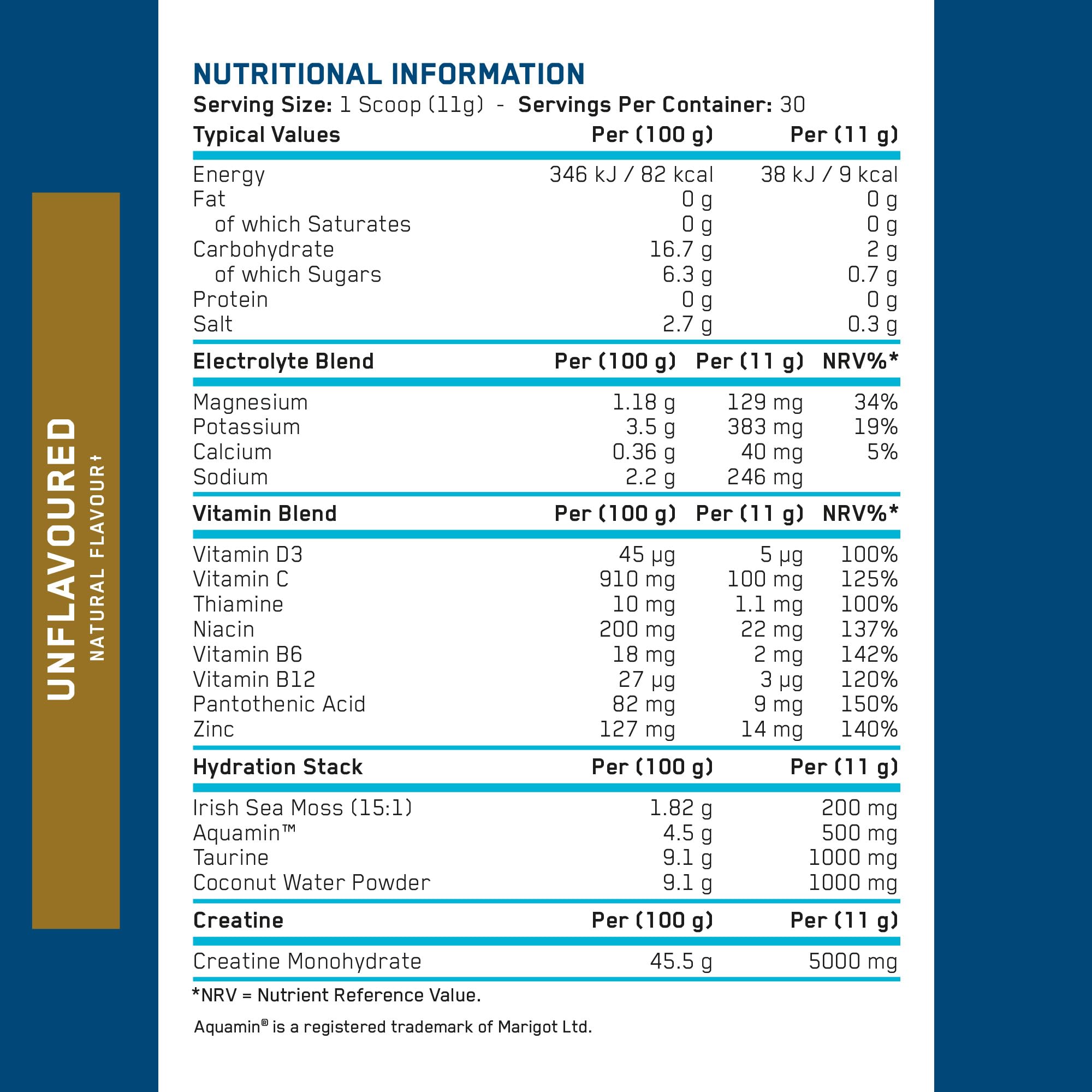 Applied Nutrition Creatine + Hydration - Recovery REC001