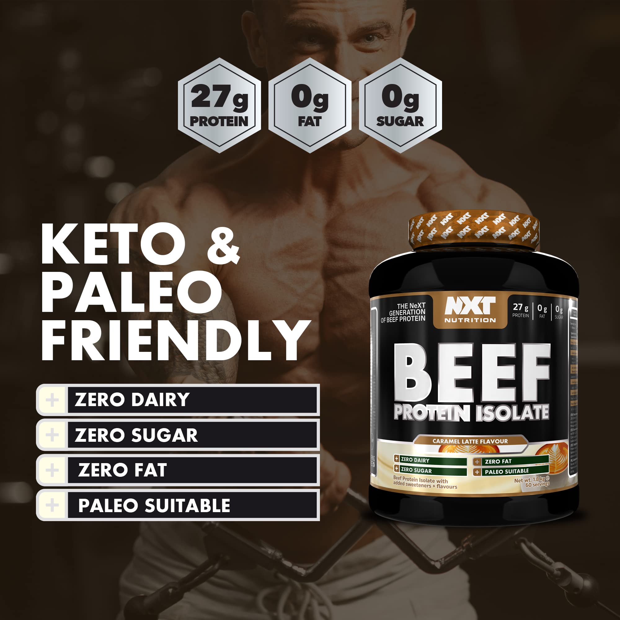 NXT Nutrition Beef Protein Isolate 1.8kg