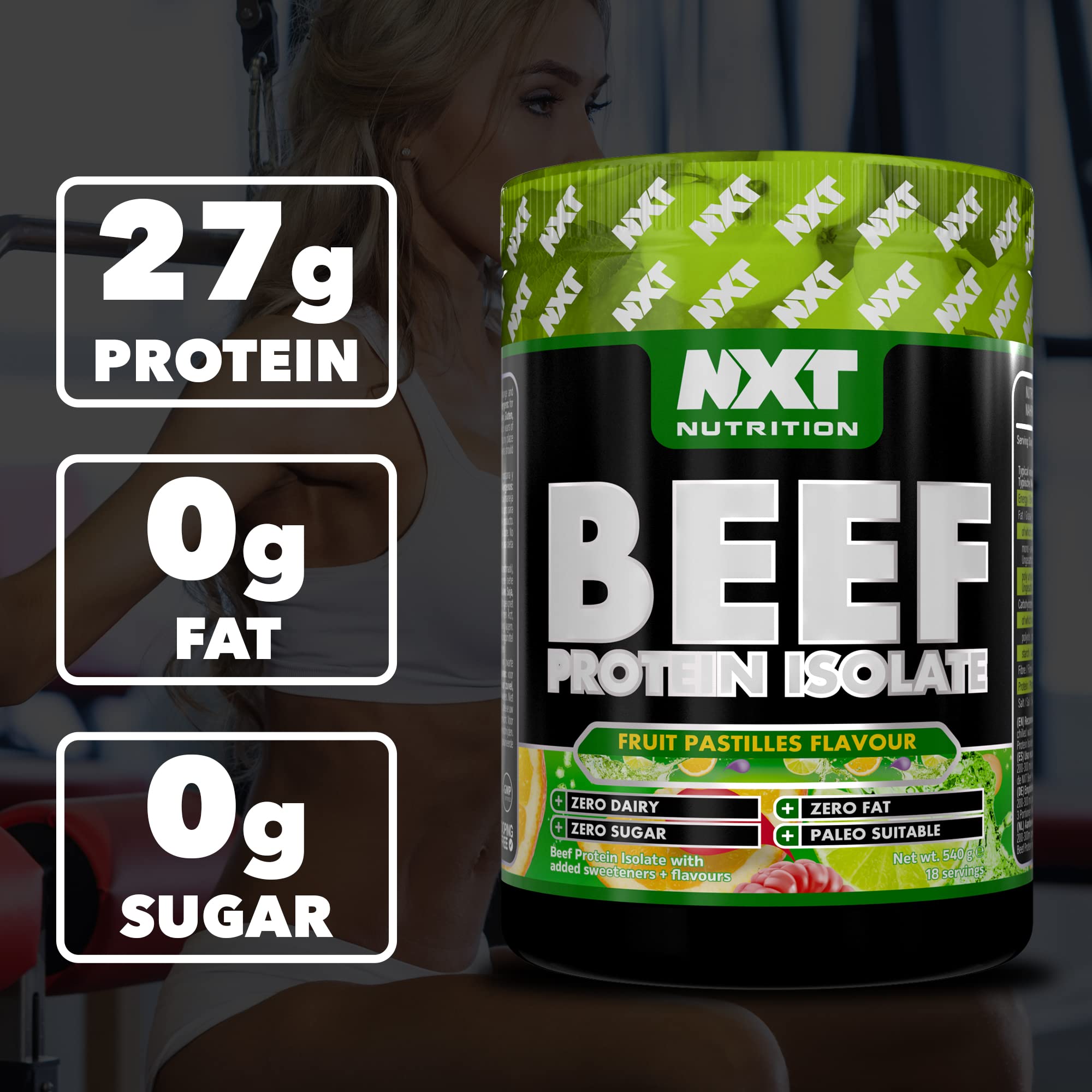 NXT Nutrition Beef Protein Isolate 540g