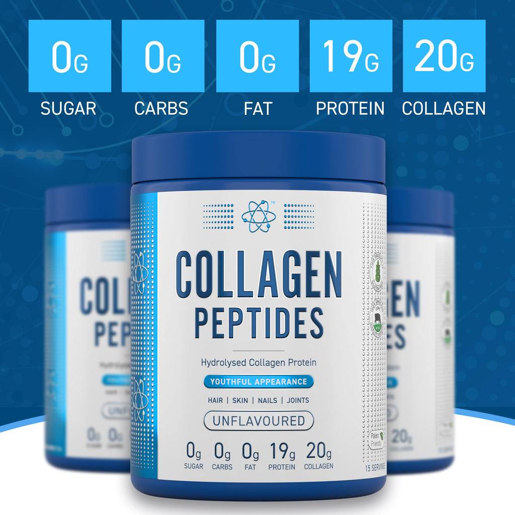 Applied Nutrition Collagen Peptides Unflavoured - 300g - Bovine Collagen Powder