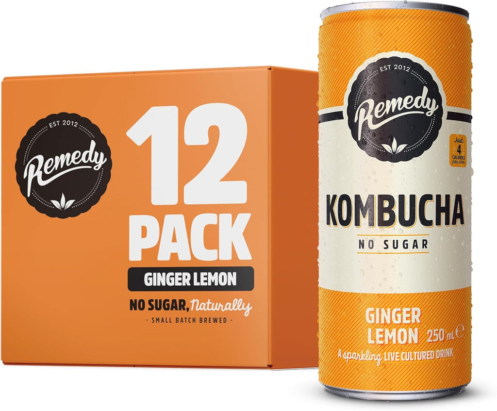 Remedy Kombucha 12x250ml - MyGymSupplements