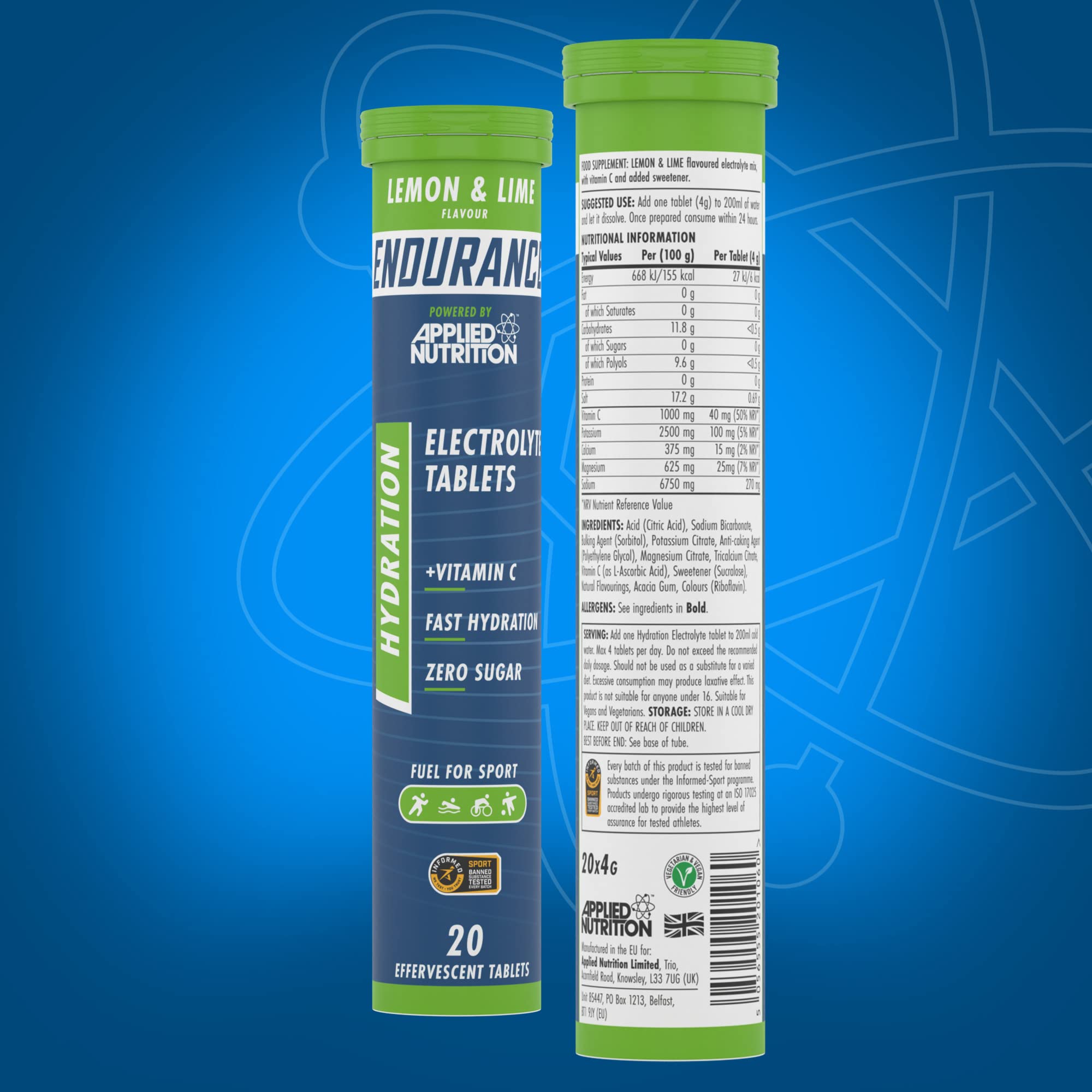 Applied Nutrition Effervescent Electrolyte Tabs - Hydration Tablets