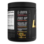 Bucked UP LFG pre-workout container with Himalayan rock salt and L-Carnitine Tartrate