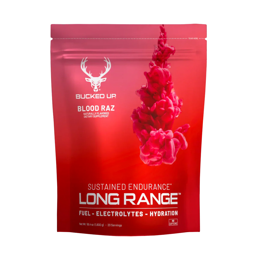 Bucked Up Long Range Endurance - 1600g / Blood Raz - Carbohydrate Powder