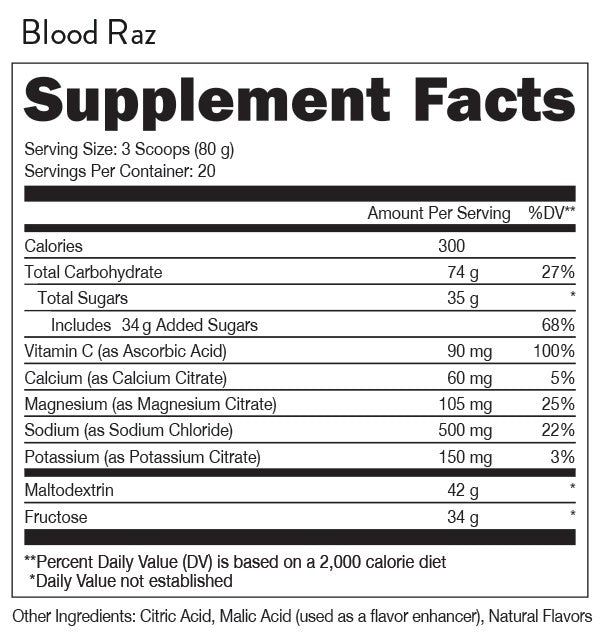 Bucked Up Long Range Endurance - Carbohydrate Powder