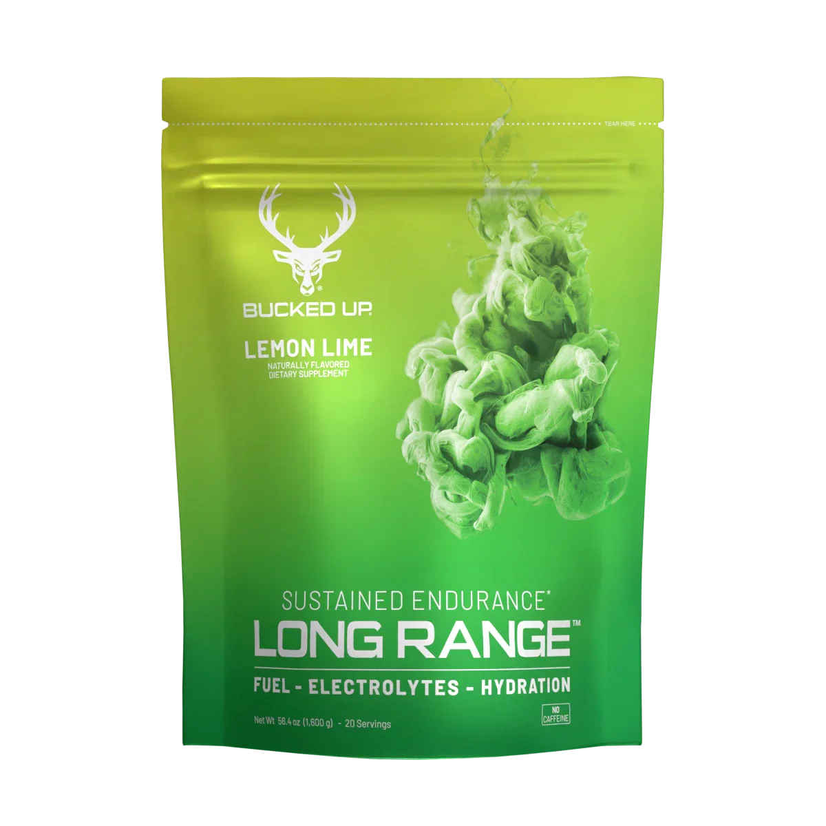Bucked Up Long Range Endurance - 1600g / Lemon Lime - Carbohydrate Powder
