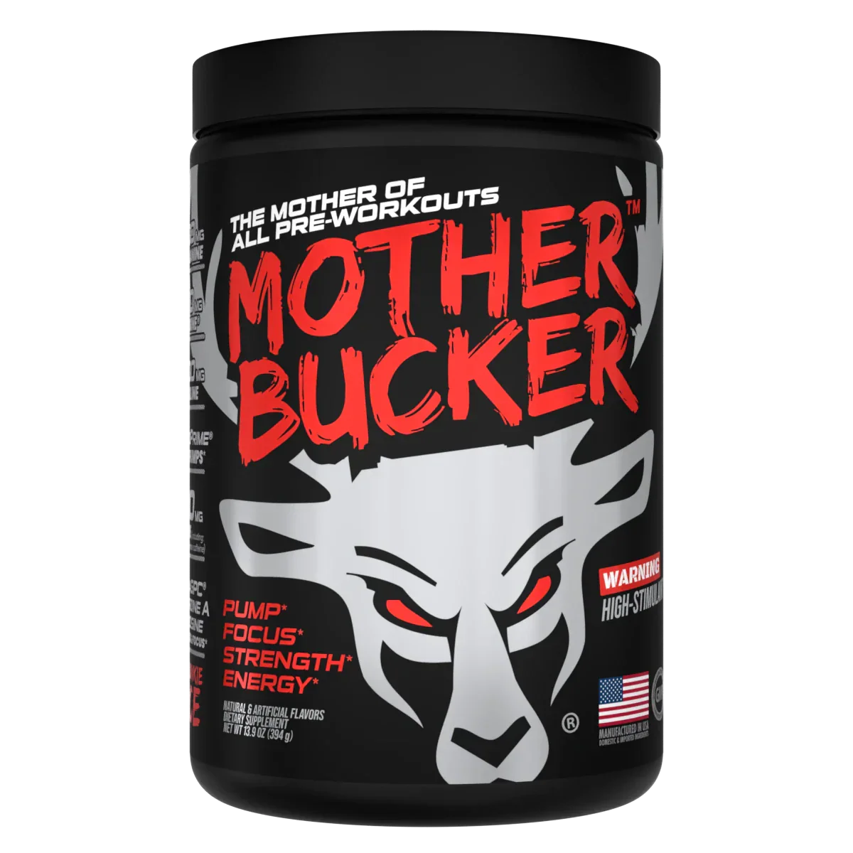 Bucked Up Mother Bucker - 400g / Gym-Junkie Juice - Pre-Workout Powder