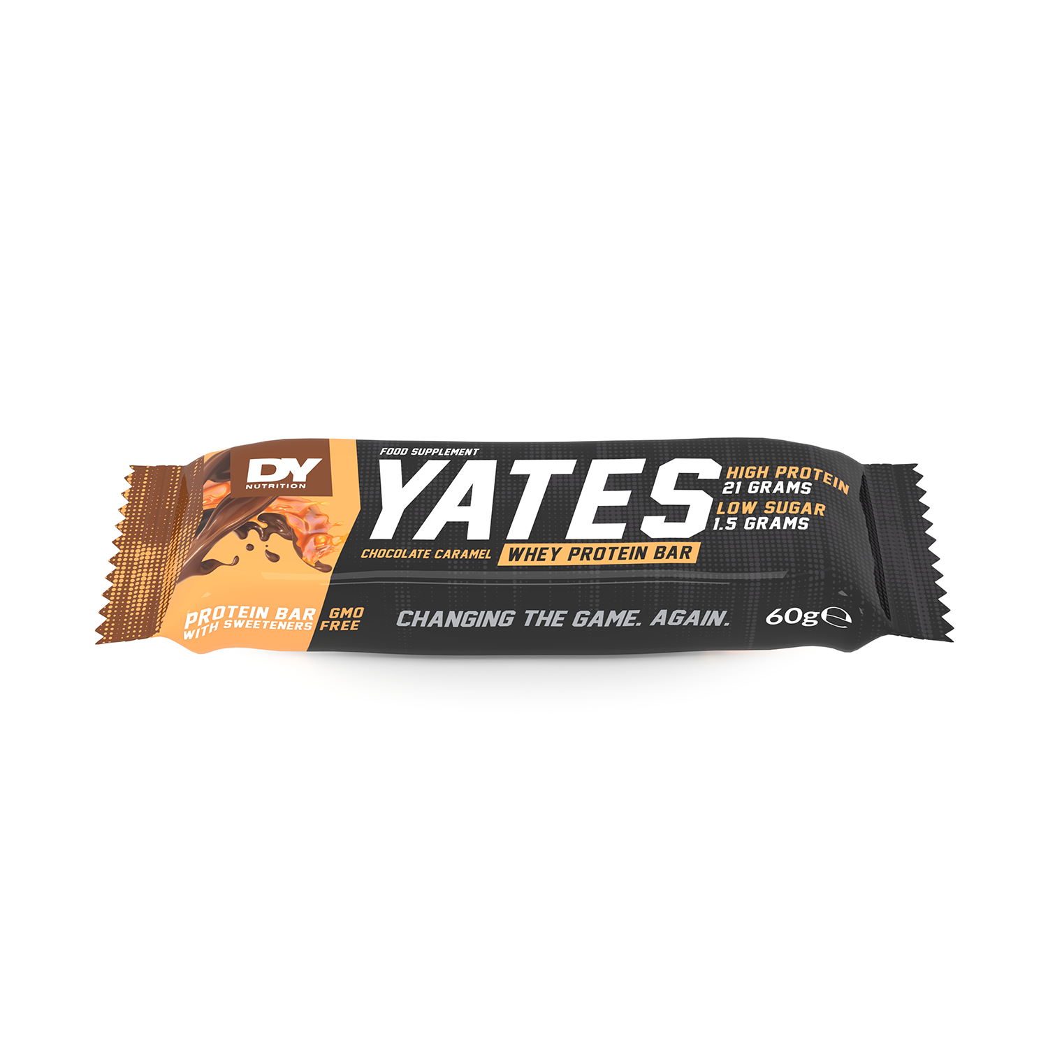 DY Nutrition Yates Protein Bar 12x60g - 6kg / White Choc Peanut - Protein Bars