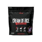 Black Conteh Sports Cream of Rice pouch with chocolate bar for energy boost