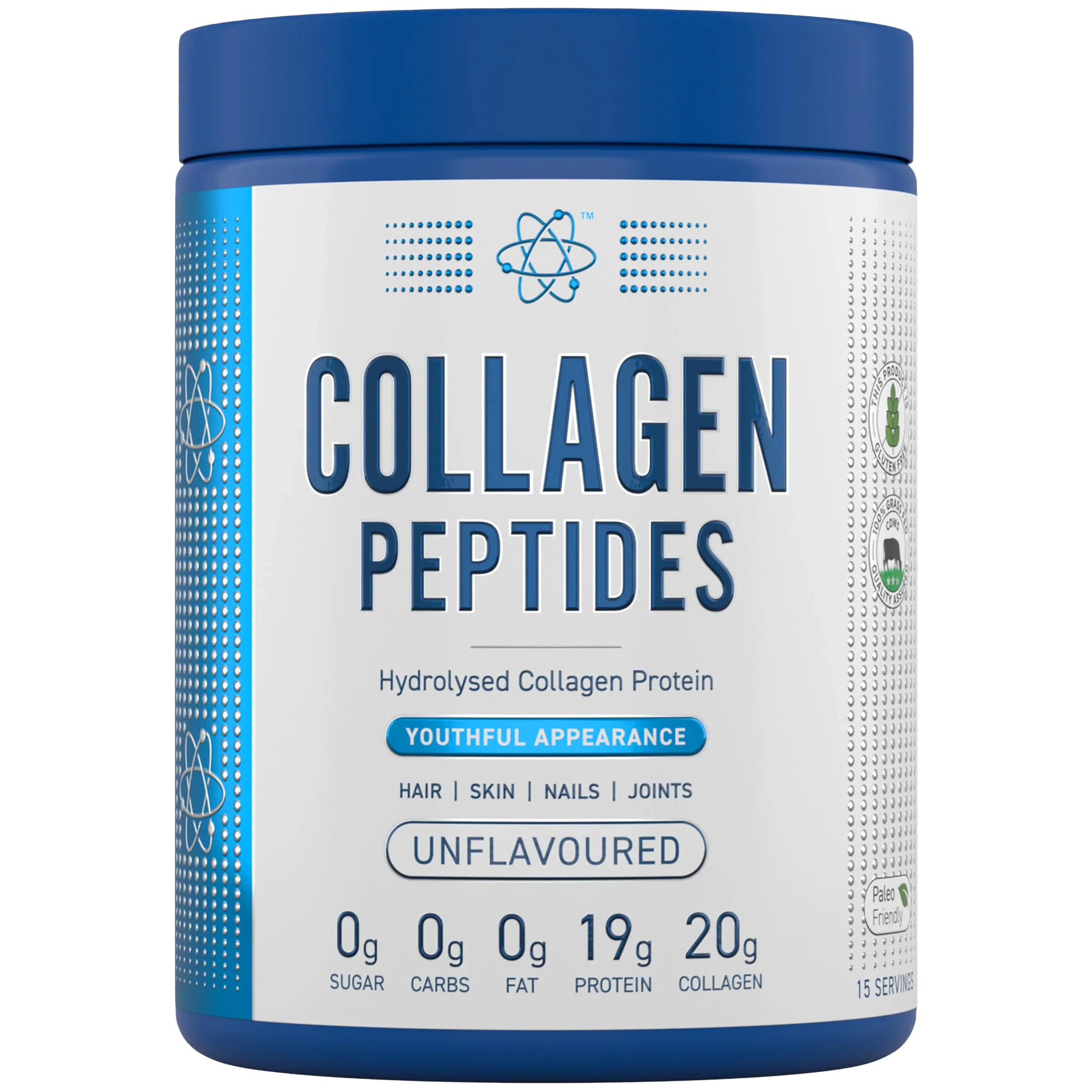 Applied Nutrition Collagen Peptides Unflavoured - 300g - Bovine Collagen Powder