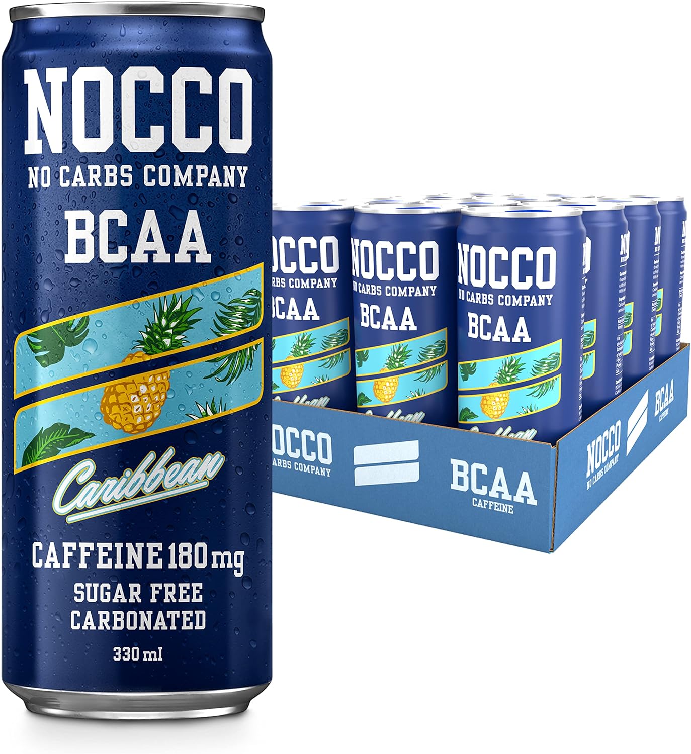 NOCCO BCAA - 12x330ml / Caribbean - Amino Acids Ready-to-Drinks