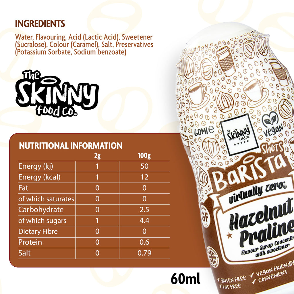 The Skinny Food Co Sugar Free Coffee Shots - Low Calorie Sauce