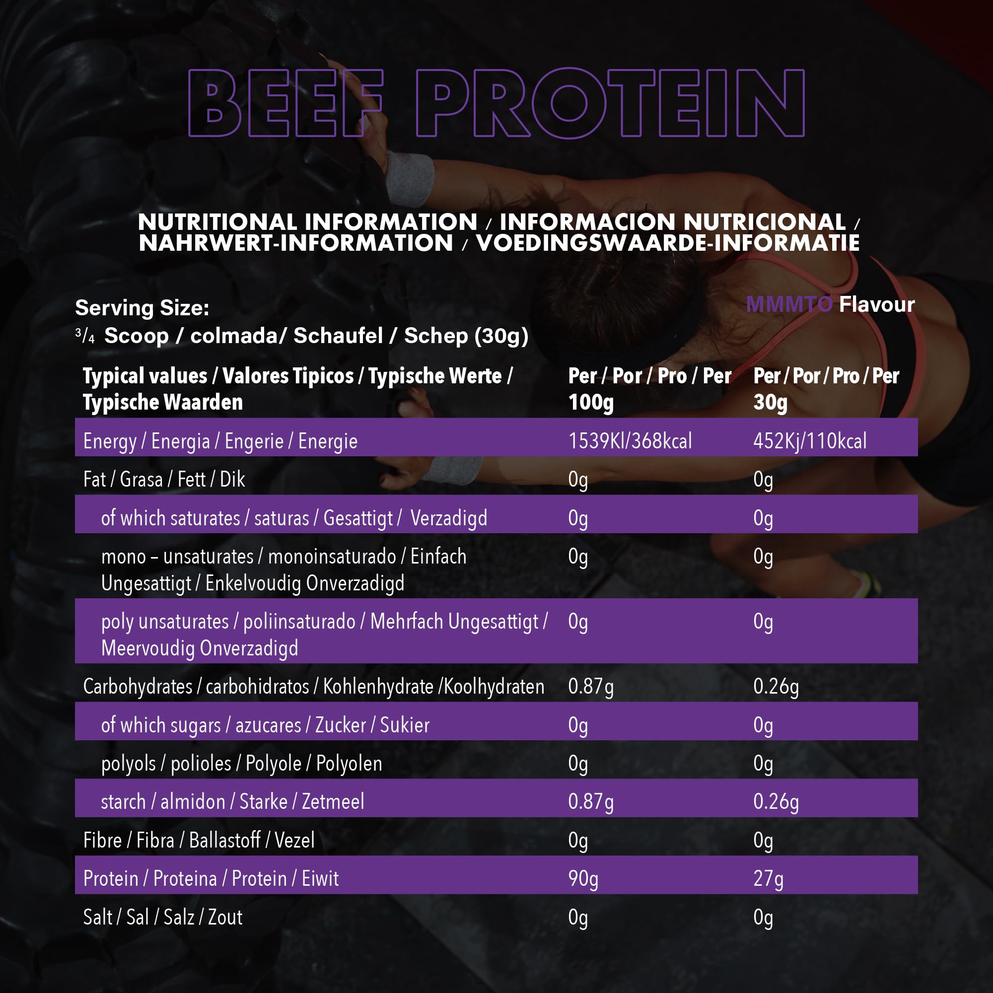 NXT Nutrition Beef Protein Isolate 540g