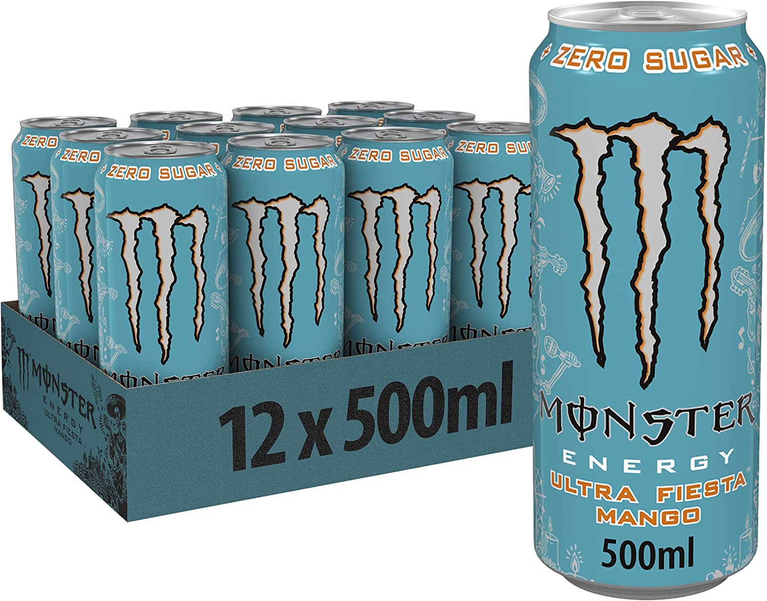 Monster Ultra - 12x500ml / Fiesta - Energy Ready-to-Drinks
