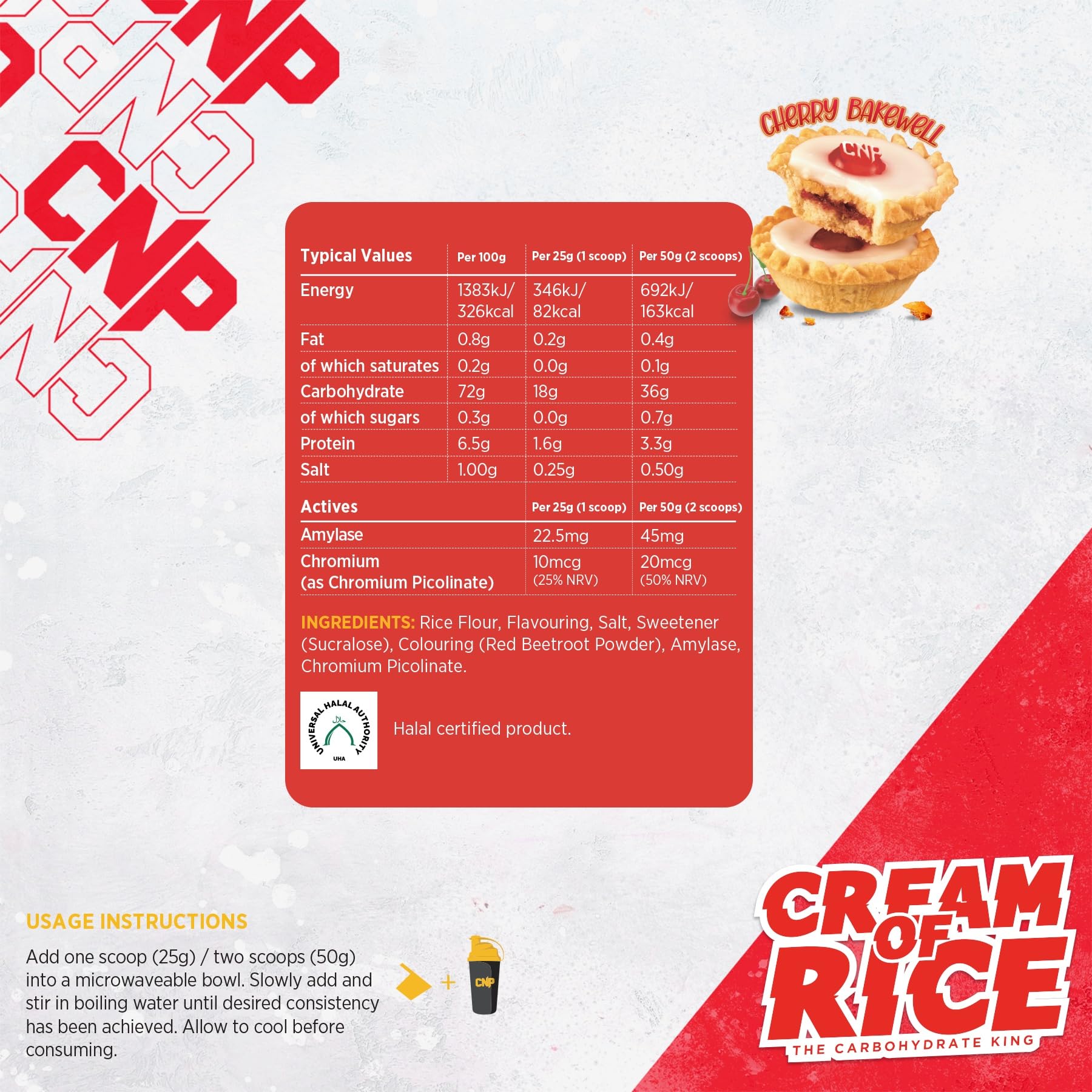 CNP Cream of Rice - Functional Foods