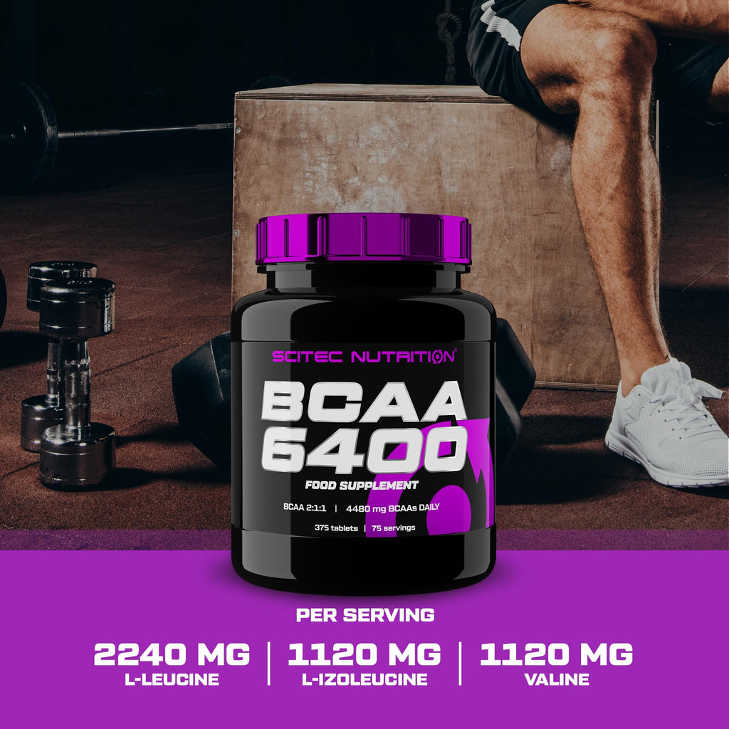Scitec Nutrition BCAA 6400 - 125 Tabs - Amino Acids Tablets