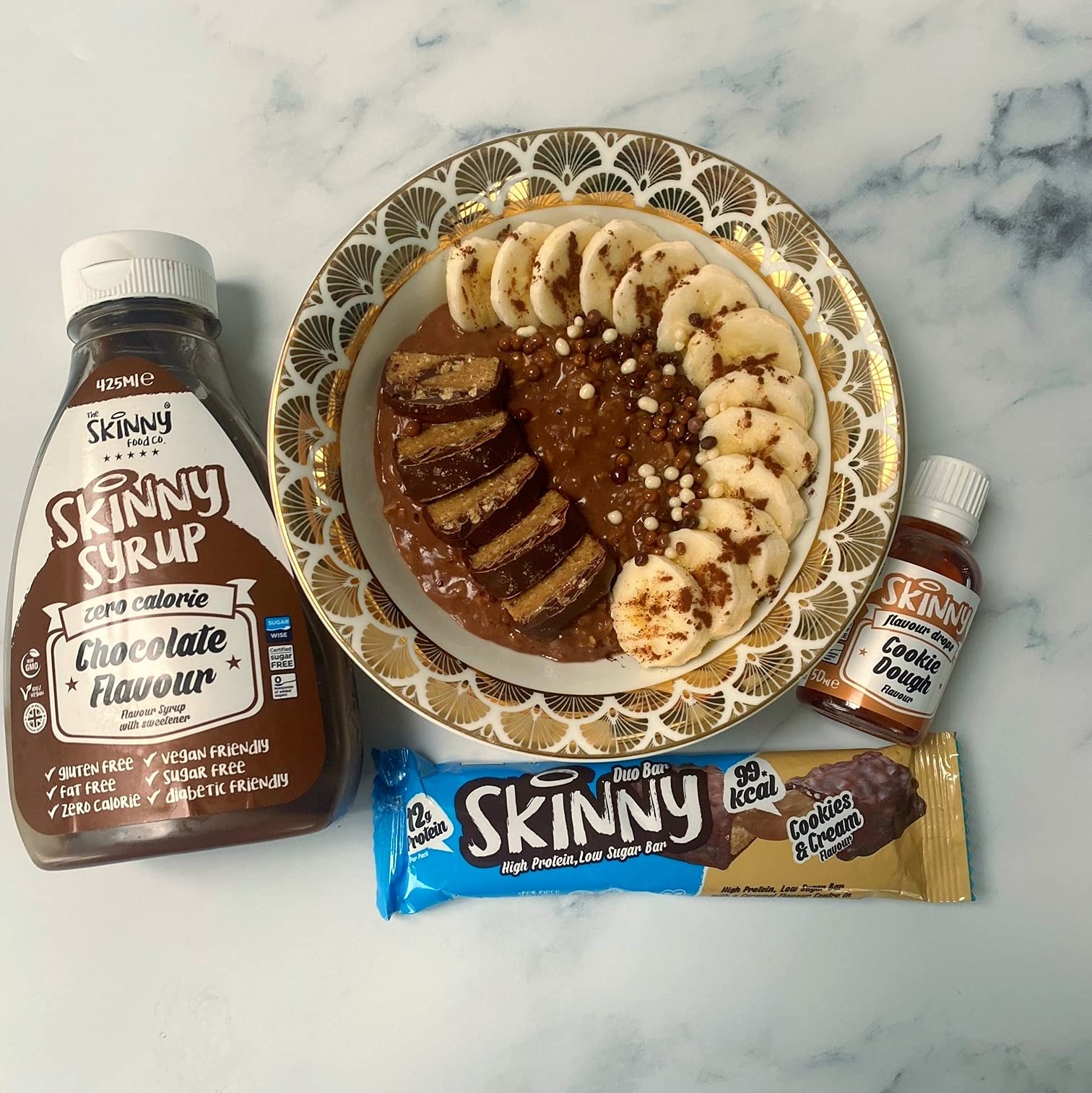 The Skinny Food Co Duo Low Sugar High Protein Bar - Protein Bars