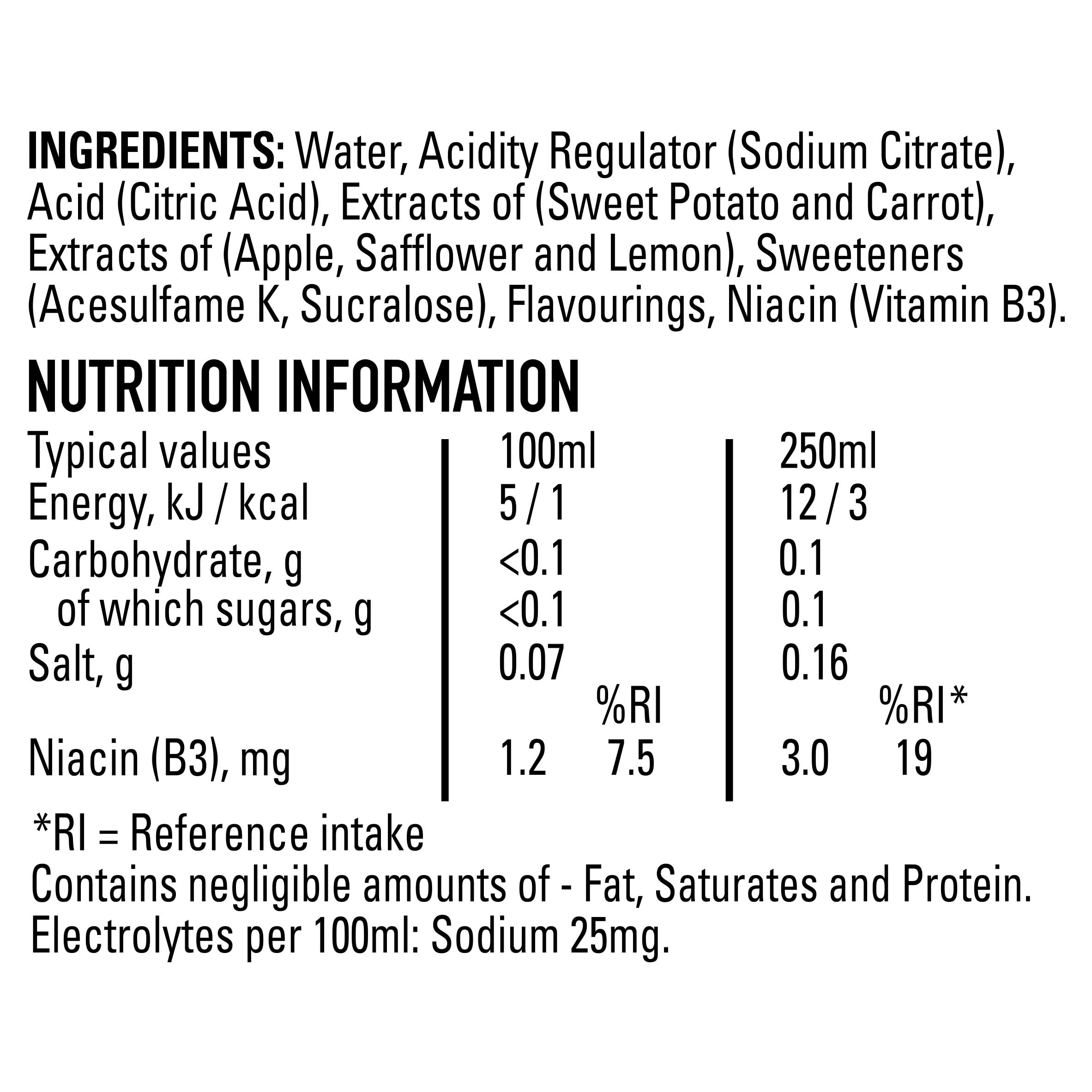Lucozade Sport Zero 12x500ml