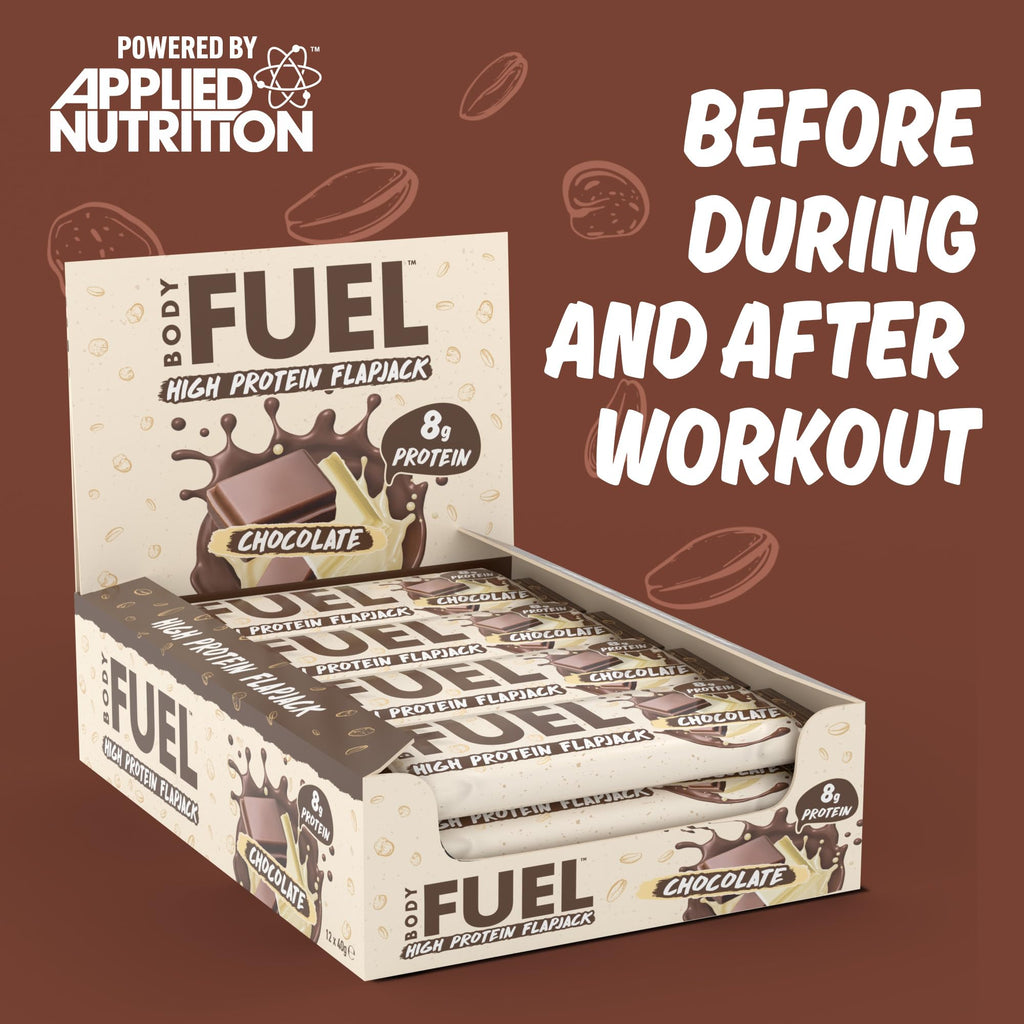 Applied Nutrition Body Fuel High Protein Flapjacks - British Brands