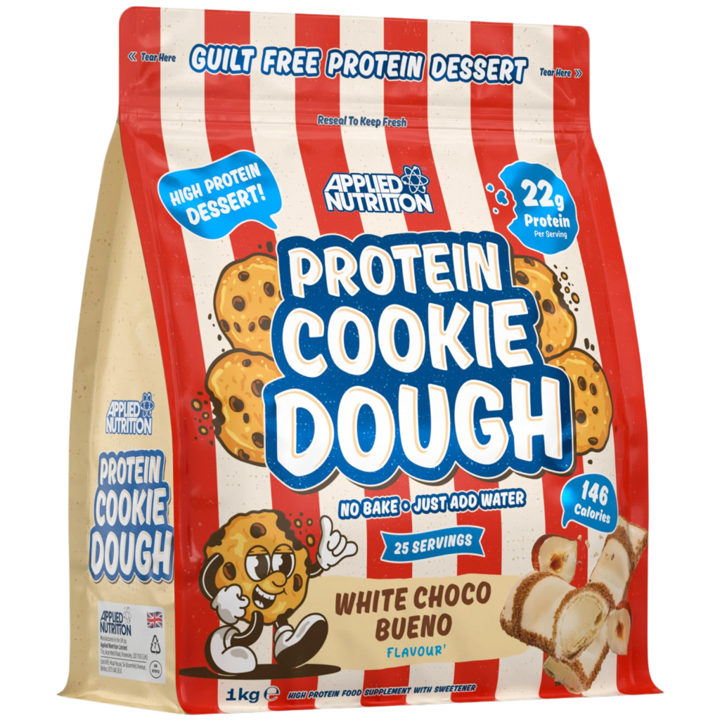 Applied Nutrition Protein Cookie Dough - 1kg / White Choco Bueno - Protein Cookie Dough Powder