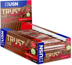 USN Trust Cookie Bars - 12x60g / Double Chocolate - Protein Bars