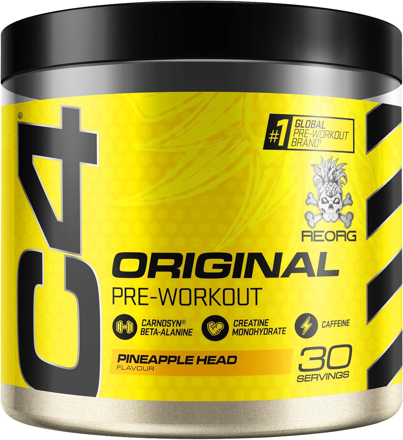 Cellucor C4 Original 30 Servings - 198g / Pineapple Head - Pre-Workout Powder