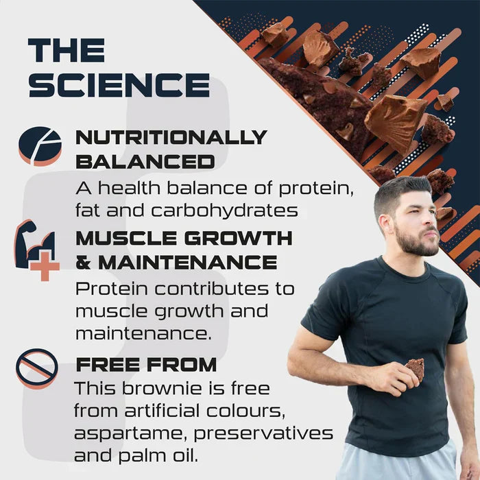 Sci-MX Brownie - 12x65g / Chocolate Chip - Protein Brownies