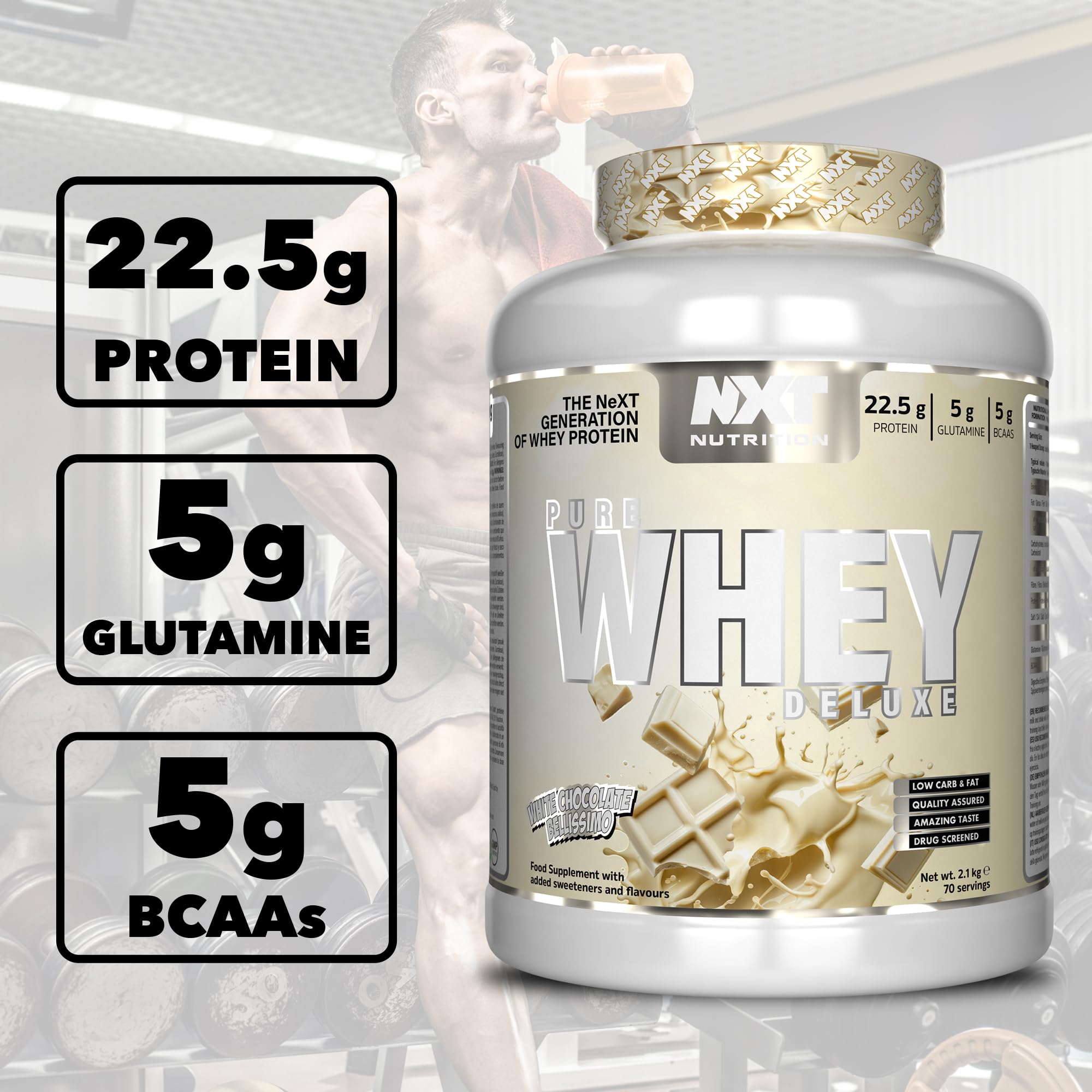 NXT Nutrition Pure Whey Deluxe 2.1kg
