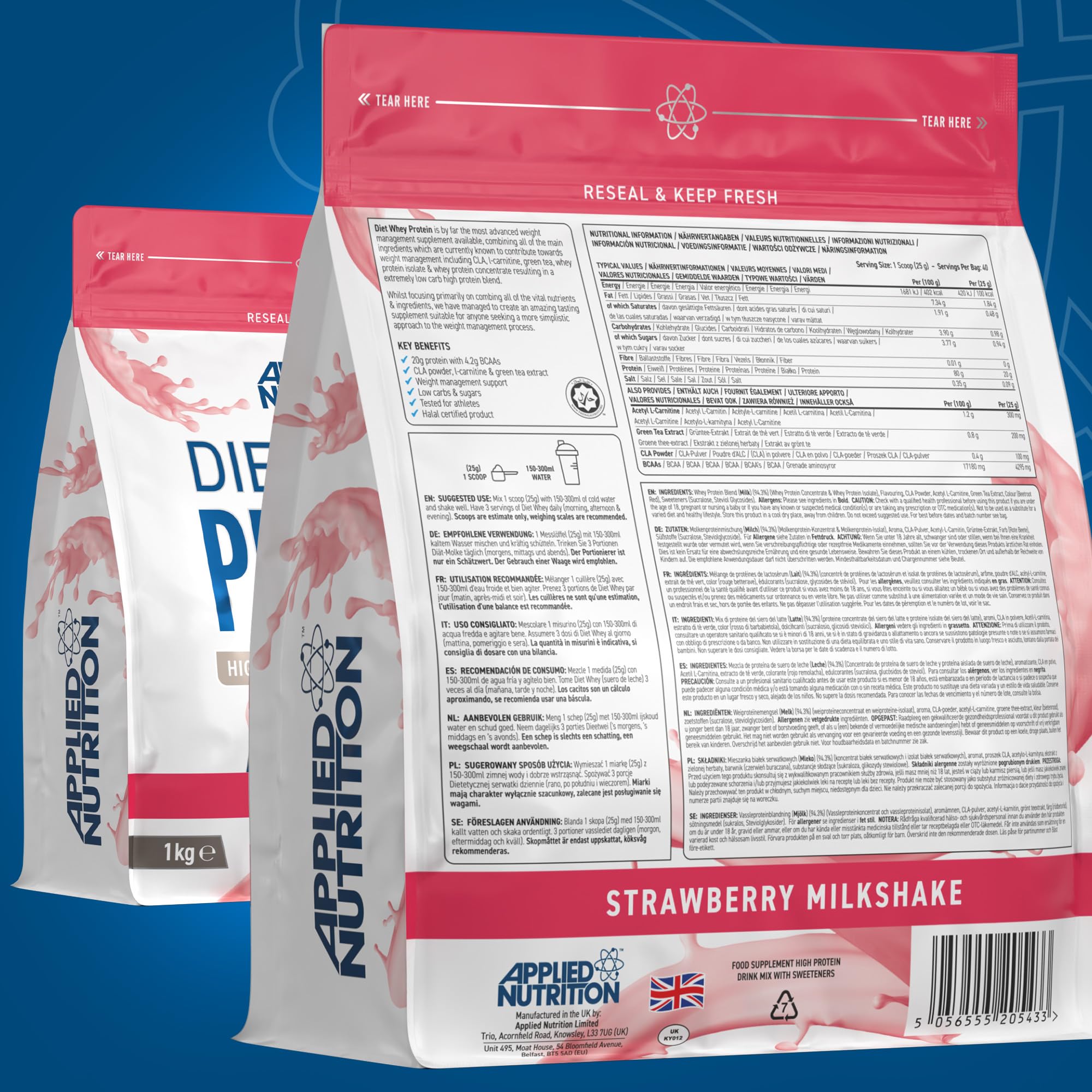 Applied Nutrition Diet Whey - Diet Whey Protein Powder