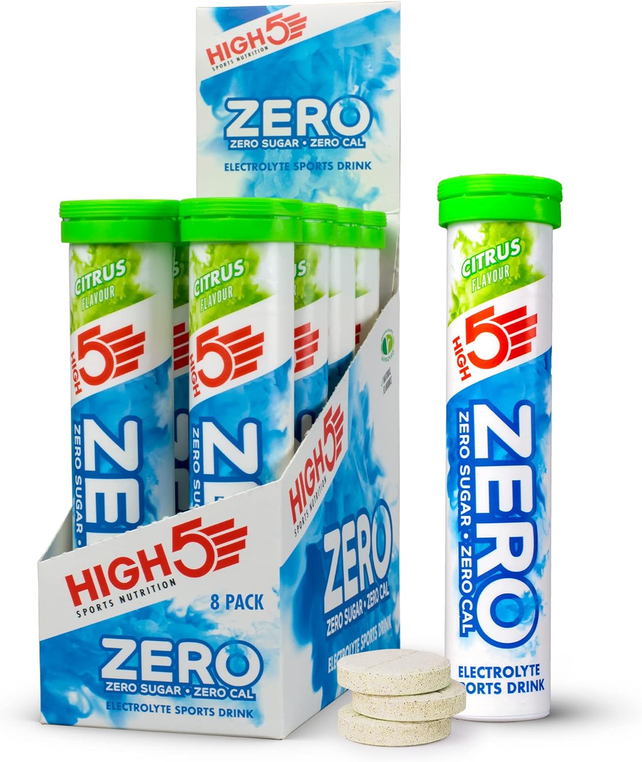 HIGH5 Zero - 8x20 Tabs / Citrus - Hydration Tablets