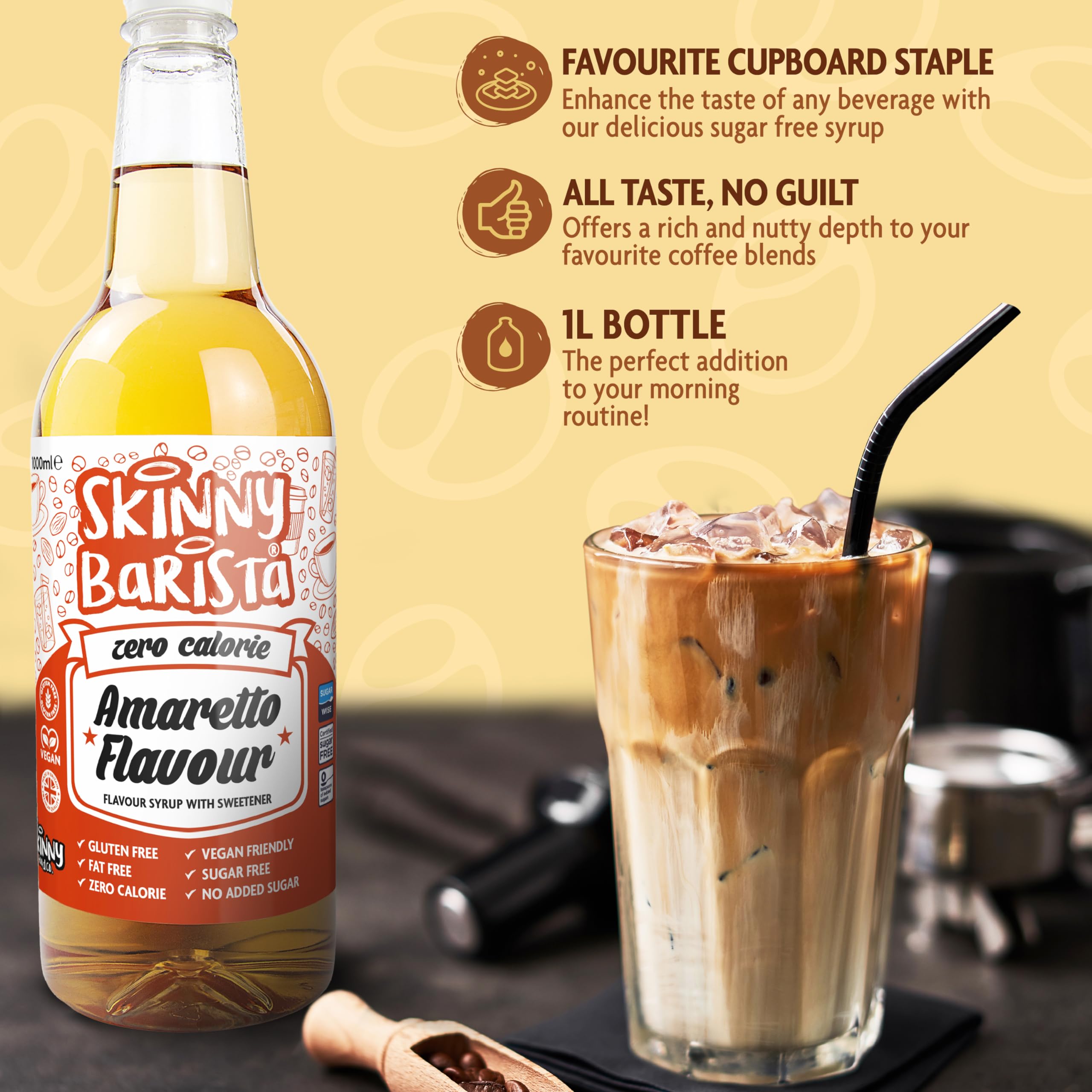 The Skinny Food Co Skinny Barista Zero Calorie Coffee Syrup - Zero VAT ZER001