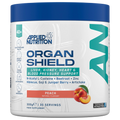 White tub of Applied Nutrition Organ Shield peach flavor supplement for kidney health and liver support