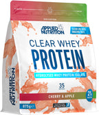 Applied Nutrition Clear Whey pouch with cherry apple flavor for muscle recovery and weight management