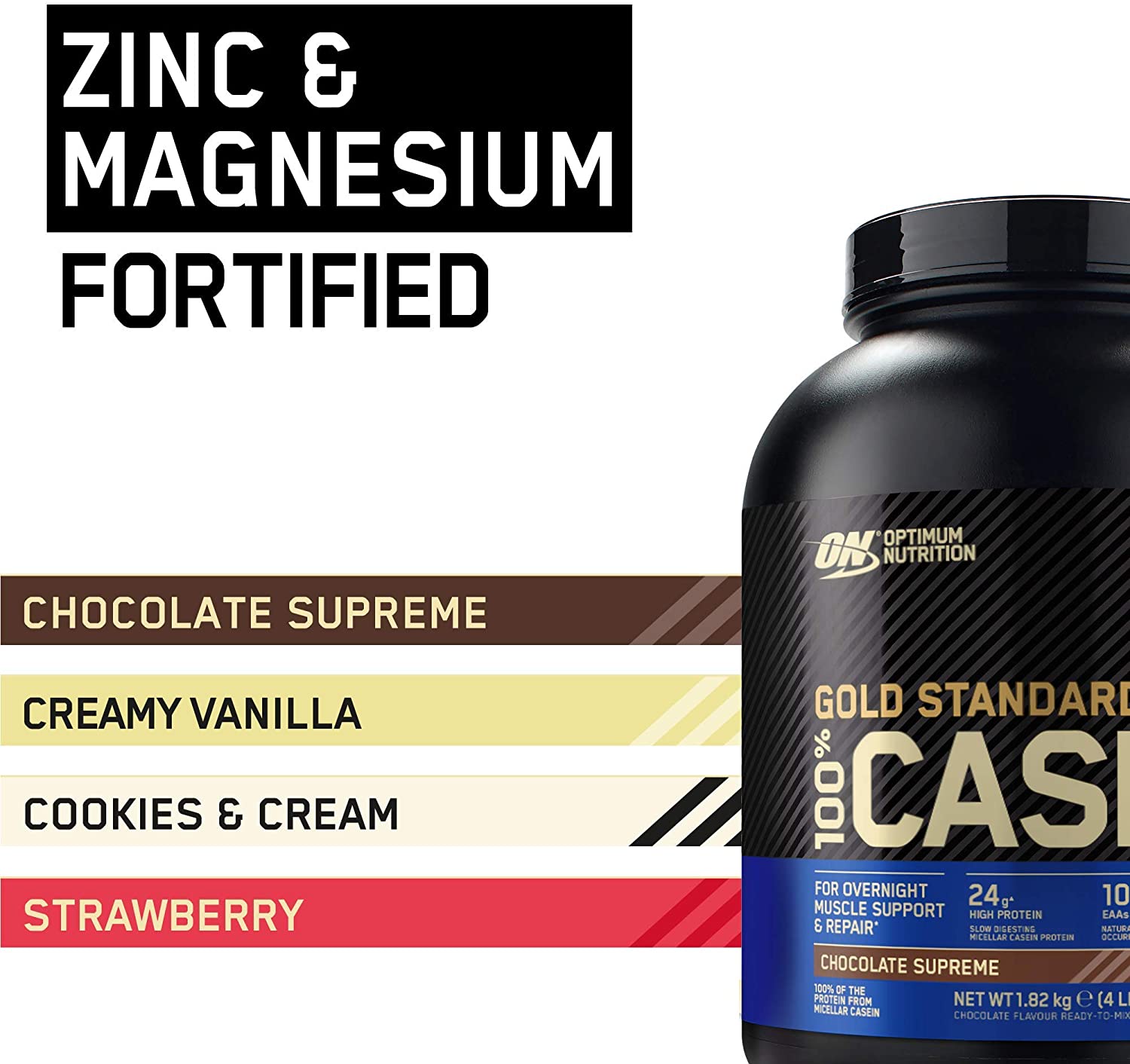 Optimum Nutrition Gold Standard 100% Casein - Micellar Casein Protein Powder