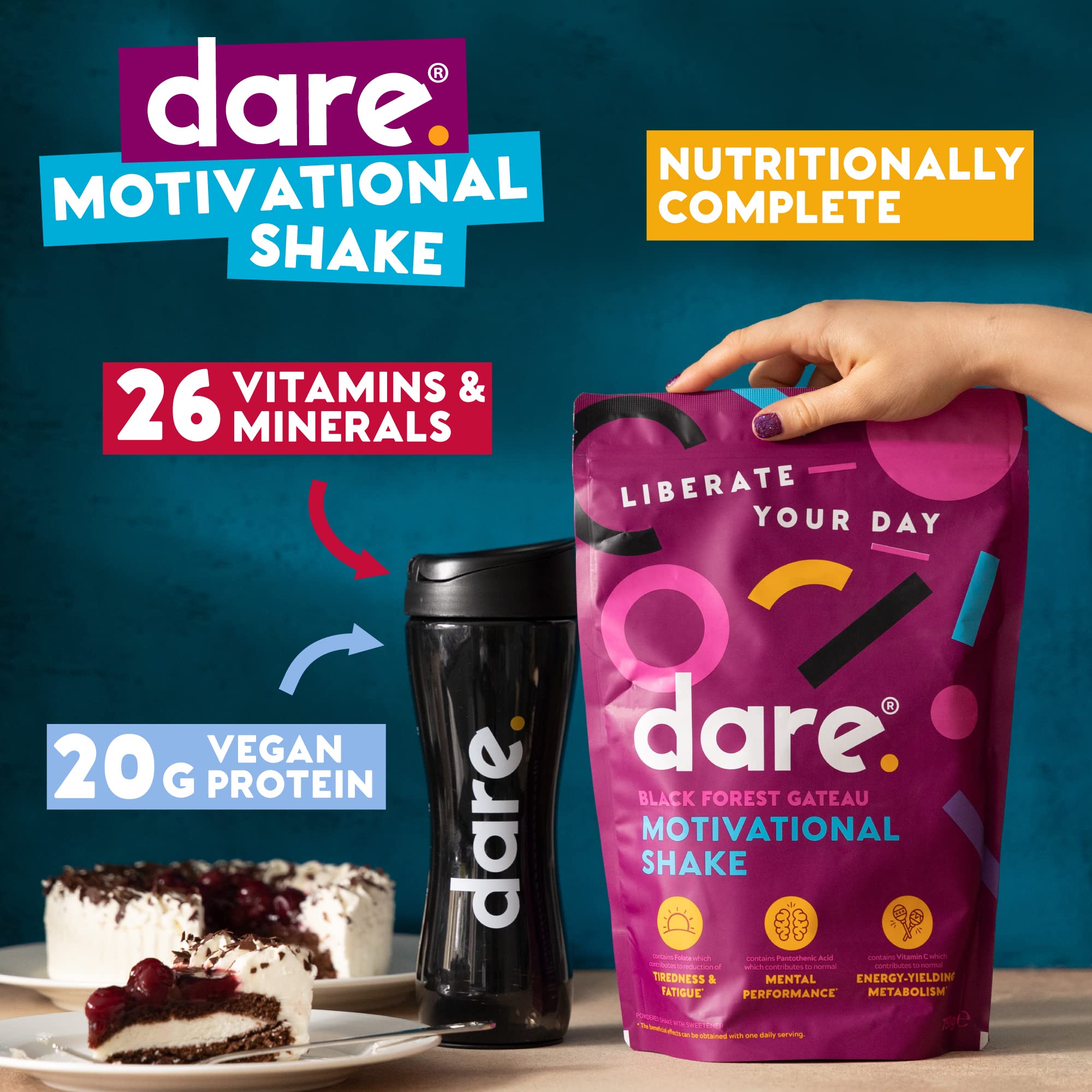 DARE Motivational Shake - Vegan Protein Powder