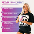 DY Nutrition Collagen Complex Powder for skin hydration, hair, nails, and joint health