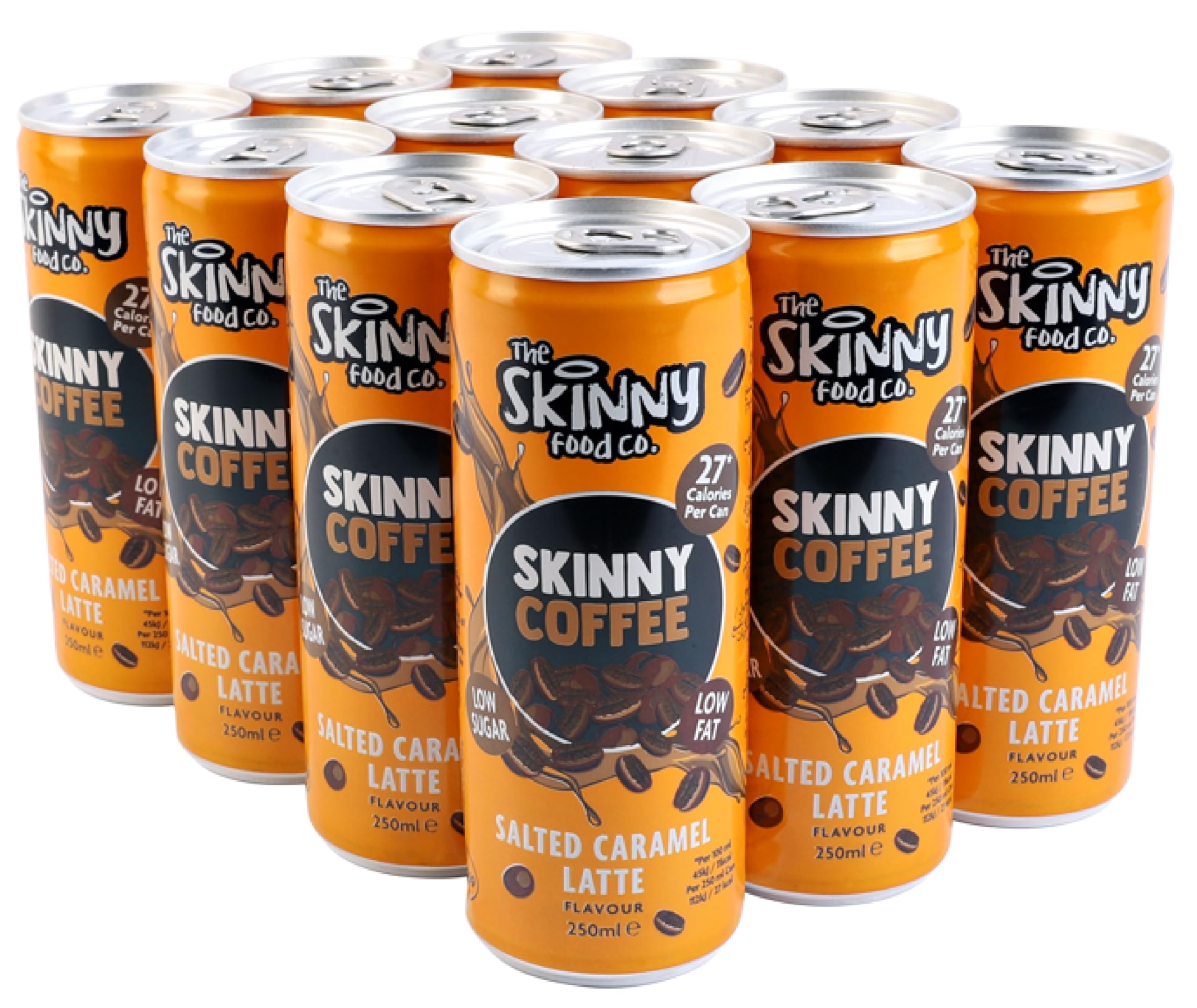 The Skinny Food Co Skinny Coffee - 12x250ml / Hazelnut Latte - Ready to Drink Liquid Coffee