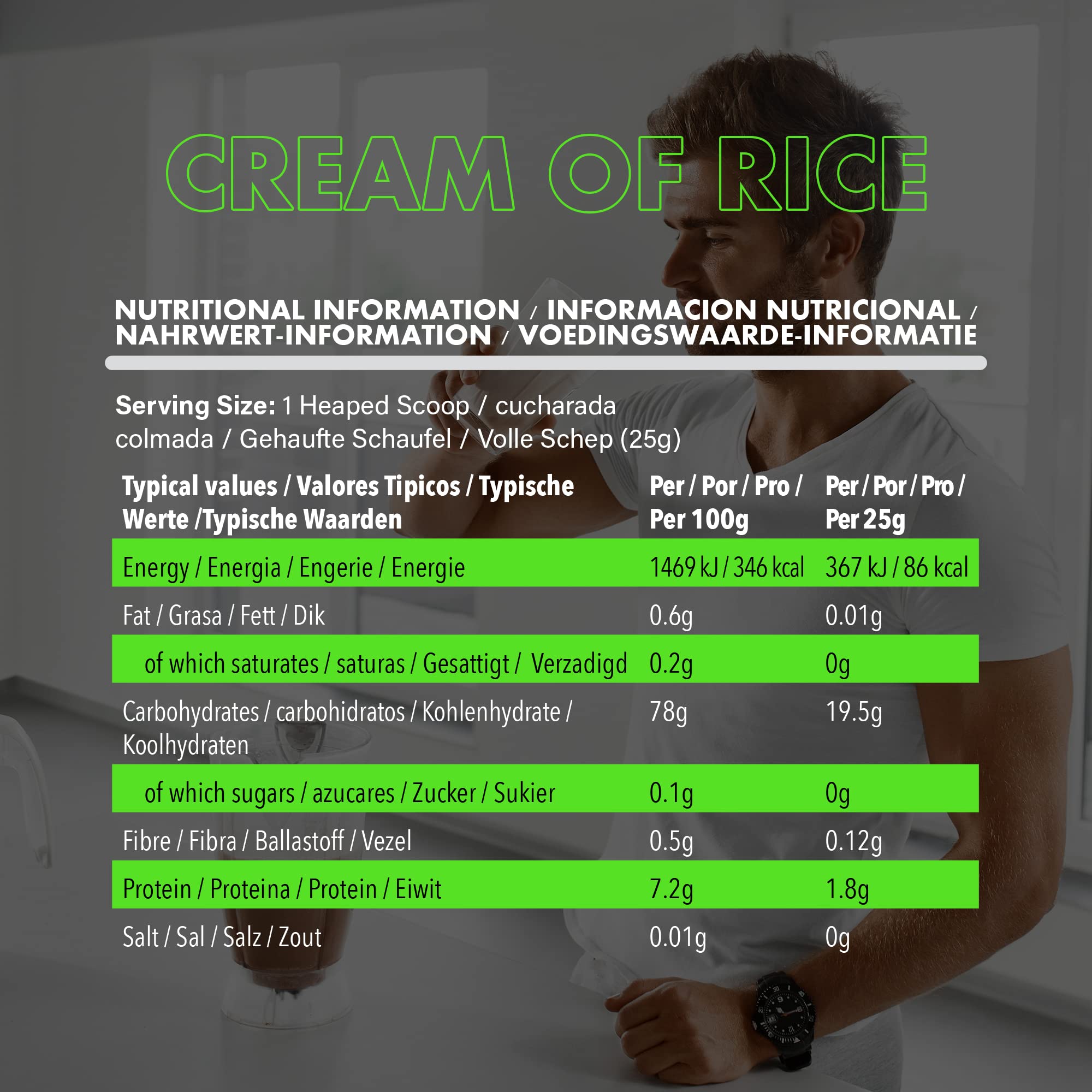 NXT Nutrition Cream of Rice 2kg