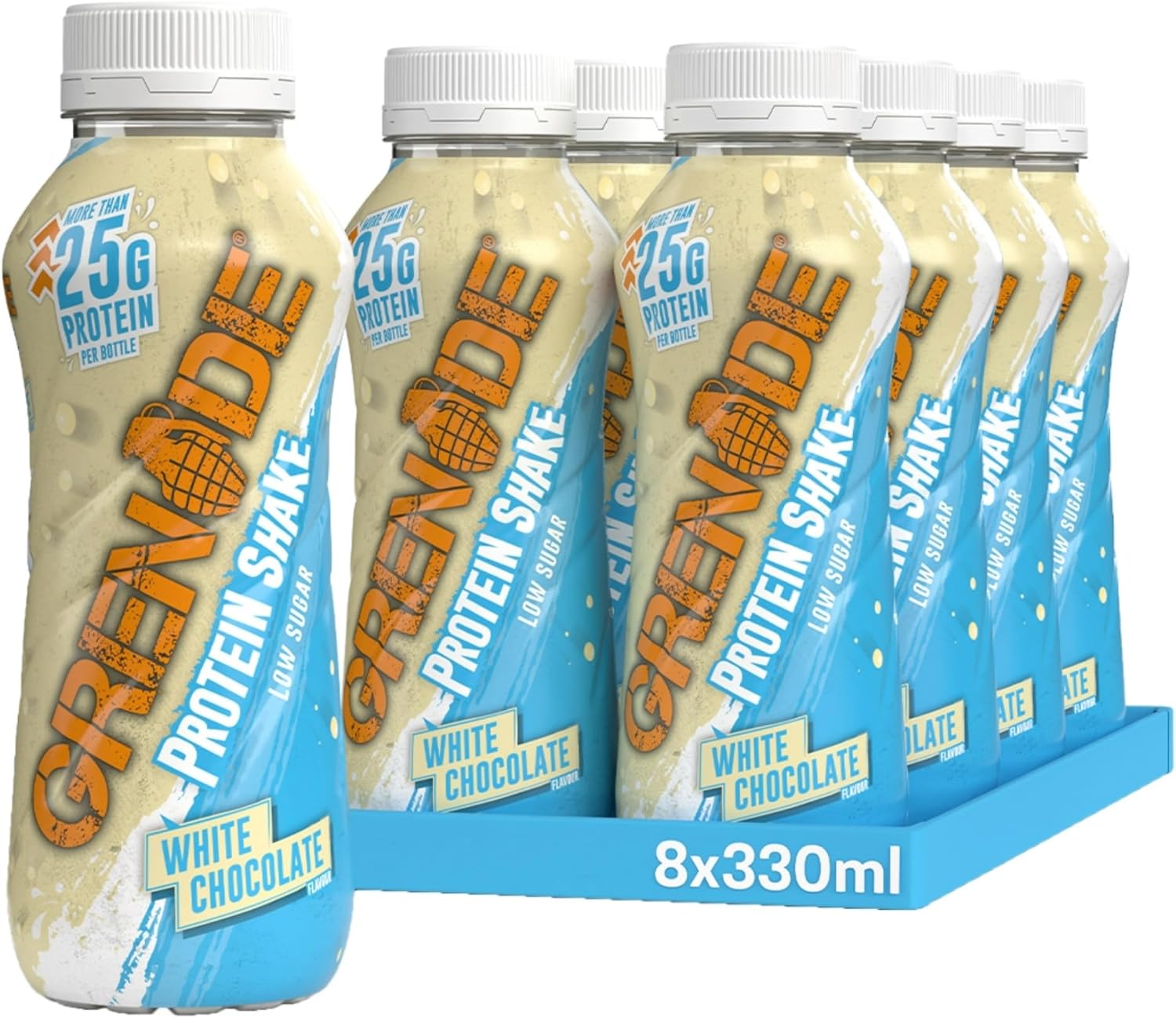 Grenade Protein Shake - 8x330ml / White Chocolate - Ready-To-Drinks
