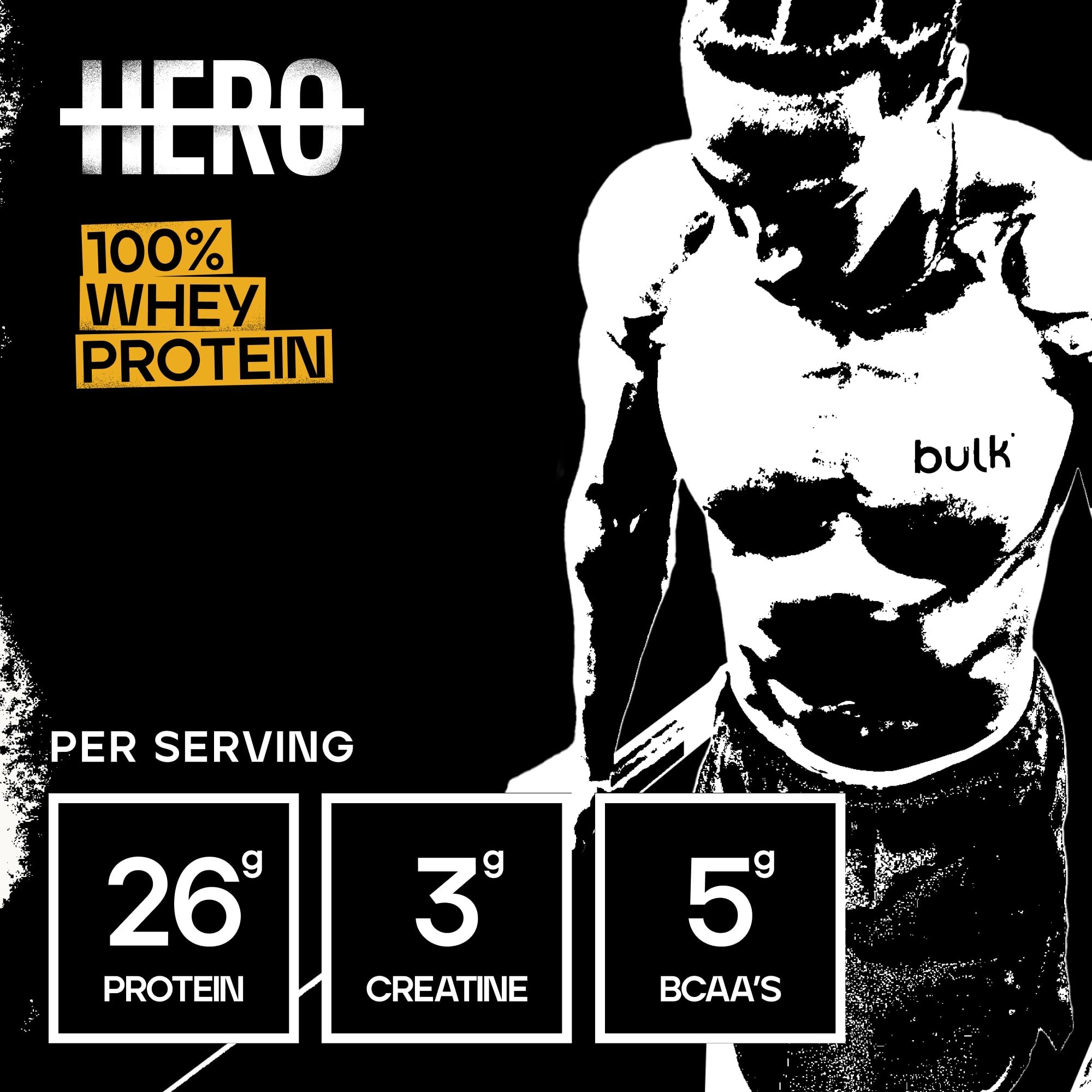 Bulk Hero Whey Isolate Premium Blend 900g
