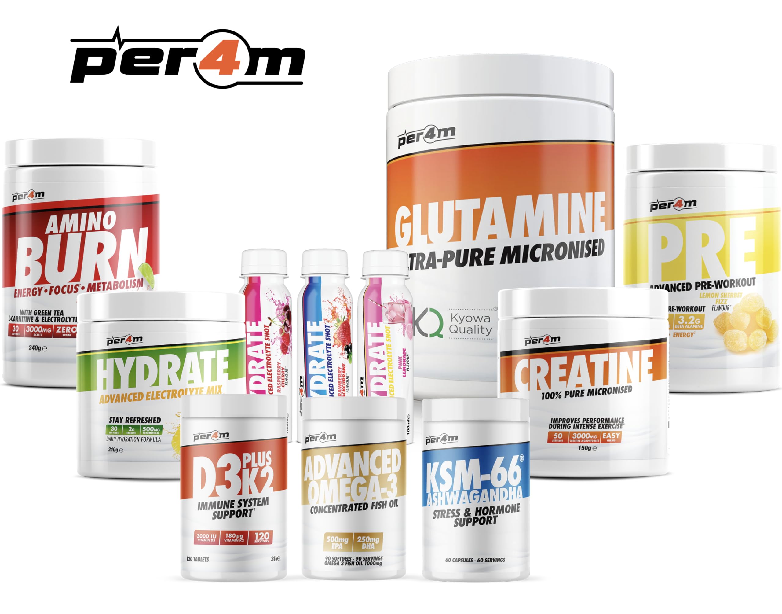 Per4m Glutamine - 400g / Unflavoured - Glutamine
