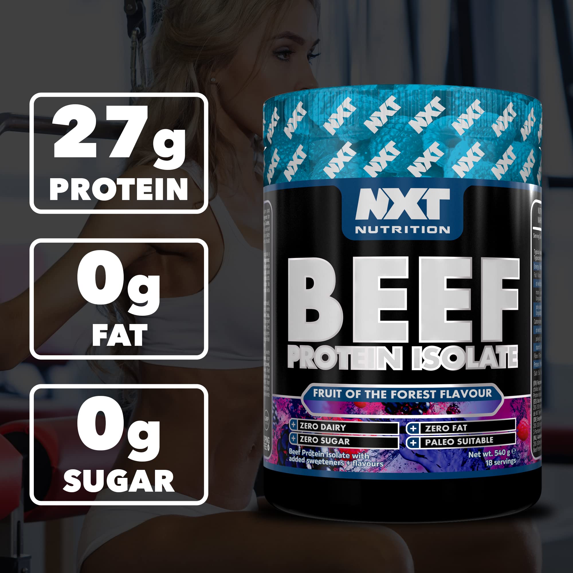 NXT Nutrition Beef Protein Isolate 540g
