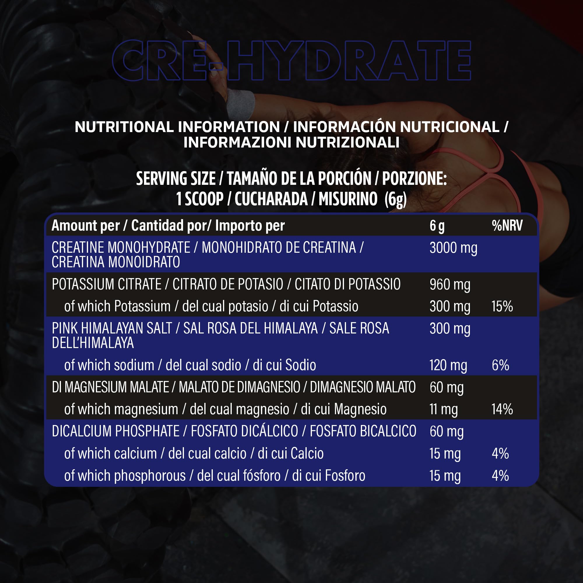 NXT Nutrition CRE Hydrate 180g