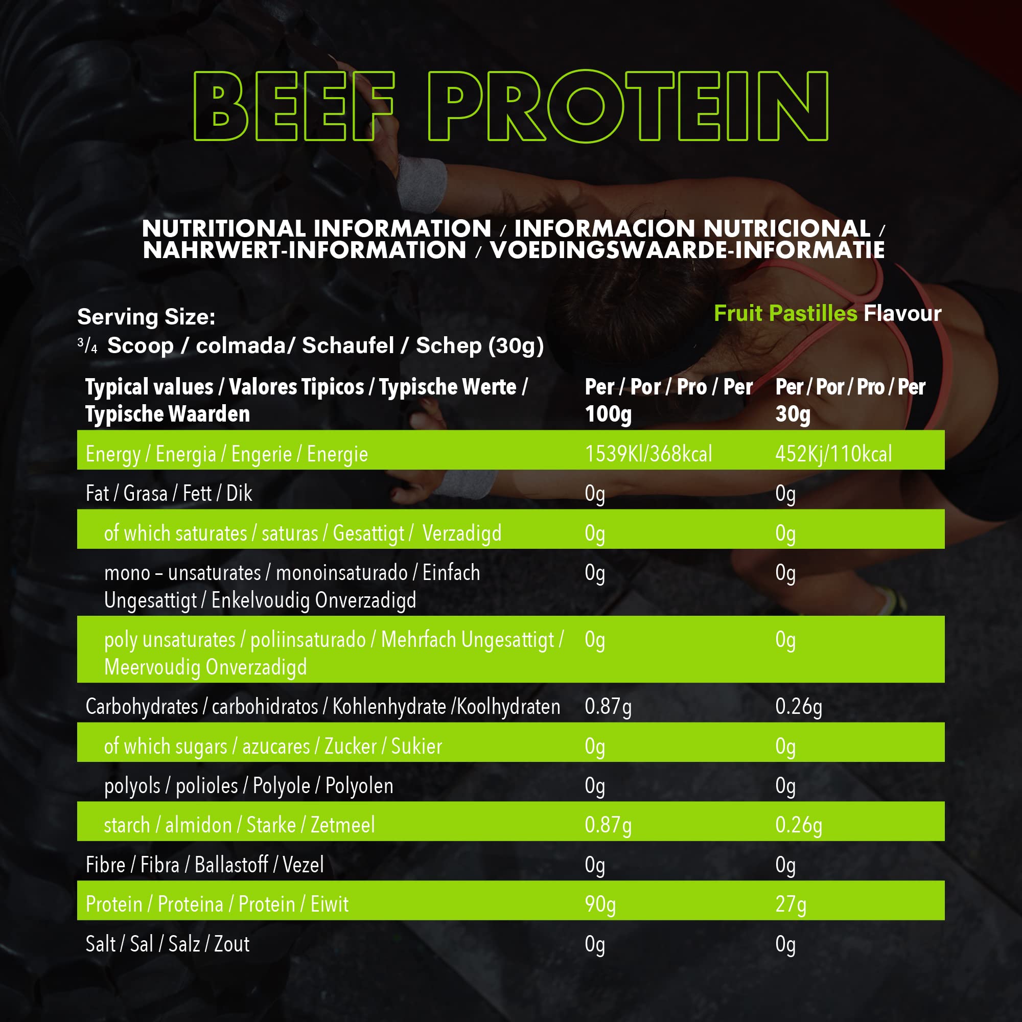 NXT Nutrition Beef Protein Isolate 540g