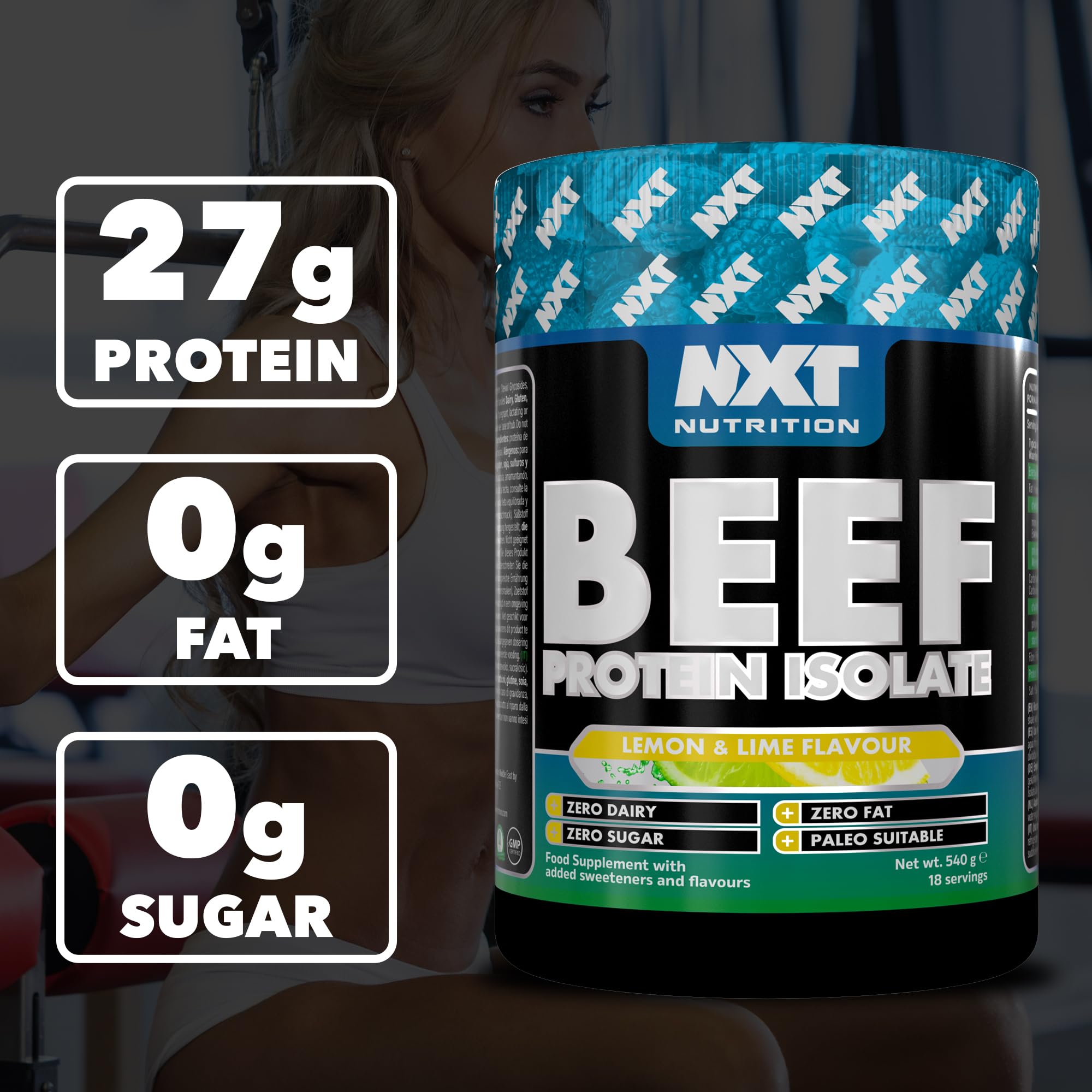 NXT Nutrition Beef Protein Isolate 540g