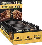 Optimum Nutrition Protein Crisp Bar - 10x65g / Peanut Butter - Protein Bars