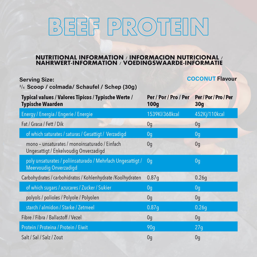 NXT Nutrition Beef Protein Isolate 1.8kg
